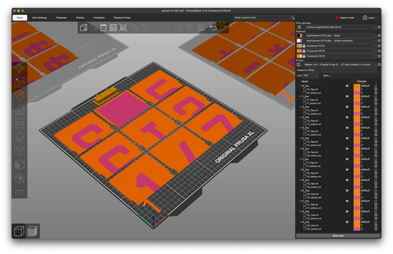 Thermal printer detail showing inch calibration